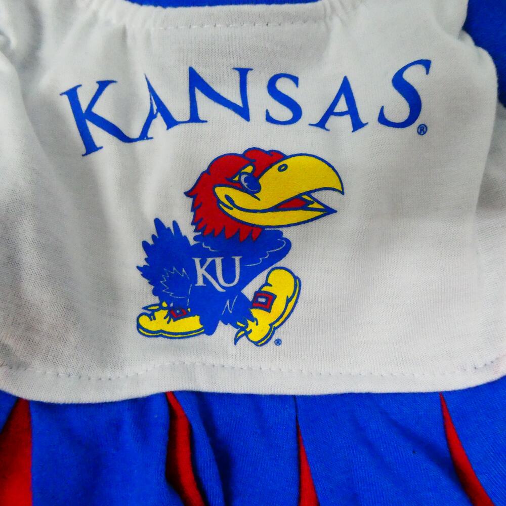 KU Kansas Jayhawk‎ Pets First cheerleader dress Small